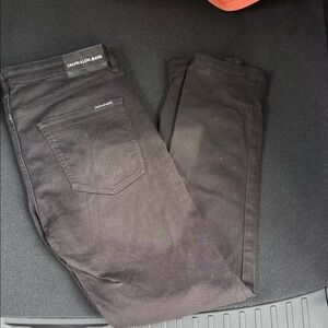 Calvin Klein Men's Dark Gray Skinny Jeans
